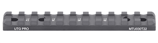 Picture of Leapers Optic Mount Matte Black Anodized Aluminum Aluminum MTU030T22