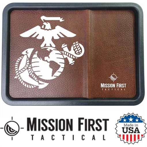 Picture of MISSION FIRST TACTICAL Leather EGA Dump Tray HEDC-LHR-USMC-1 810099433586
