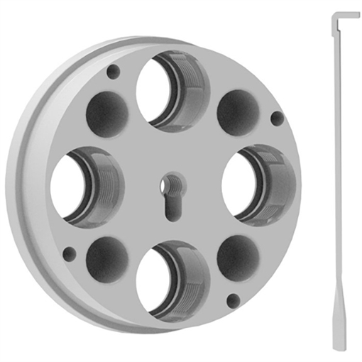 Picture of Lee Precision 4 HOLE ULTIMATE TOOL CARRIER FOR ULTIMATE TURRET PRESS 92088
