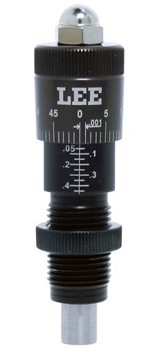 Picture of Lee Precision Micrometer Factory Crimp Adapter Black/Clear 9mm Pistol Firearm 92128