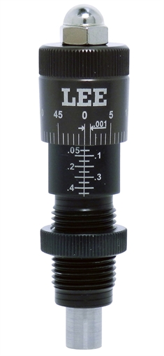 Picture of Lee Precision Micrometer Factory Crimp Adapter Black/Clear 38 Special Pistol Firearm 92140