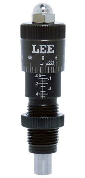 Picture of Lee Precision Micrometer Factory Crimp Adapter Black/Clear 44/45 Cal Pistol Firearm 92162