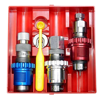 Picture of LEE CARBIDE 3-DIE SET & BREECH LOCK BUSHINGS 45 ACP 91883