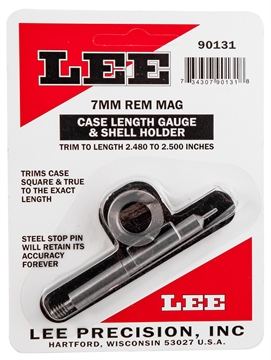 Picture of Lee Precision Case Length Gauge 7mm Rem Mag Steel 90131