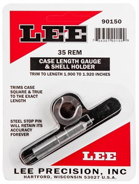 Picture of Lee Case Length Gage and Shell Holder .35 Remington 90150