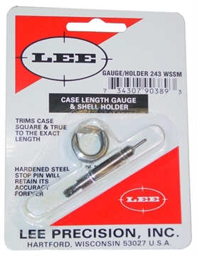 Picture of Lee Precision Case Length Gauge 243 WSSM Steel Rifle 90389