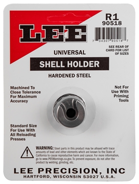 Picture of Lee Precision Shell Holder Universal #1R 38 Short & Long Colt / 38 Special / 357 Mag 90518