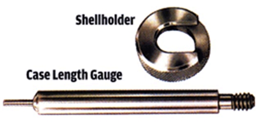 Picture of Lee Case Length Gage and Shell Holder .38 S&W 90156