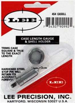 Picture of Lee Case Length Gage and Shell Holder .454 Casull 90992