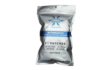 Picture of Legend Outdoor Gear Aftershock, Cotton Patches, 2 1/4" Square, 250 Count, White AS-CP-214-250