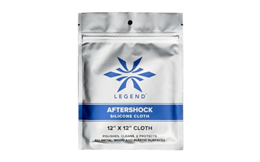 Picture of Legend Outdoor Gear Aftershock Silicon Cloth, 100% Cotton Flannel, 12"x12", Black AS-SC-12