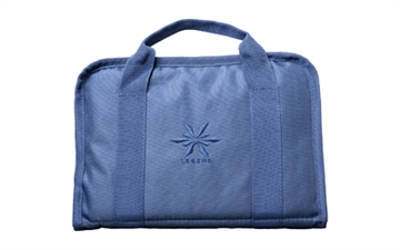 Picture of Legend Outdoor Gear Pegasus Tactical Pistol Case, Polyester Construction, 12.5"x1.5"x8", Midnight Blue PEG100-MB