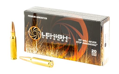 Picture of Lehigh Defense Controlled Chaos, .308 Winchester, 152 Grain, Fracturing Tip BTHP, 20 Round Box LA308-152-CC LA308152CC