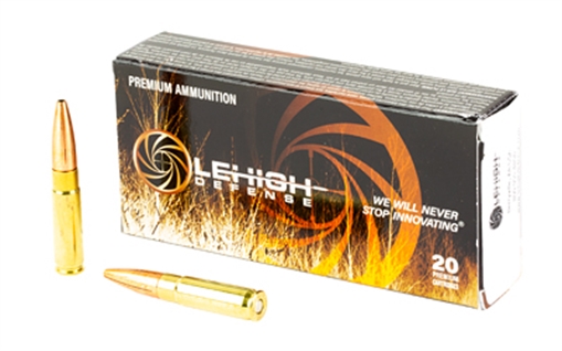 Picture of Lehigh Defense Maximum Expansion, 300 Blackout, 194 Grain, Fracturing Tip BTHP, 20 Round Box LA300BLK-194-ME LA300BLK194ME