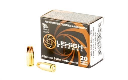 Picture of Lehigh Defense Xtreme Defense Home Defense 380ACP 68gr Lehigh Defense XD FMT 20 Per Box/10 Case LA38068XD