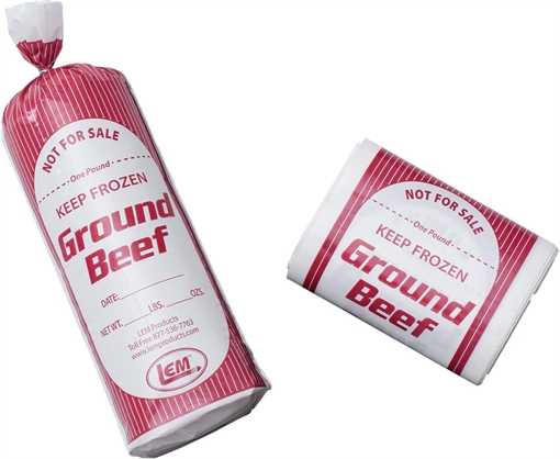 Picture of LEM Products 2 lb. Ground Beef Bags - 25 count (Replaces 039) W039