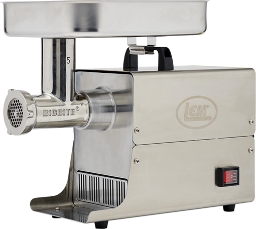 Picture of LEM Products #5 Big Bite Stainless Steel Electric Grinder 17771