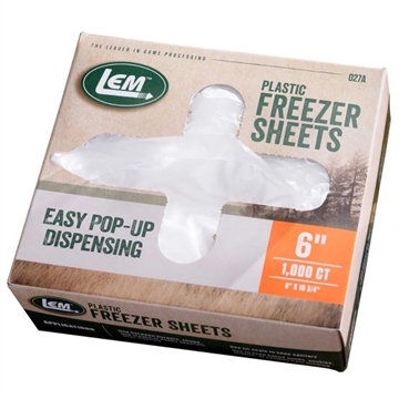 Picture of LEM Products 6 x 10 3/4 Freezer Sheets 1000/ct 1728