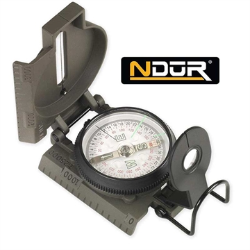 Picture of NDUR USA Lensatic Compass Metal CS BK 51500 846271002837