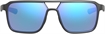 Picture of LEU 186748 BRIDGER    MATTE BLACK     BLUE MIRROR