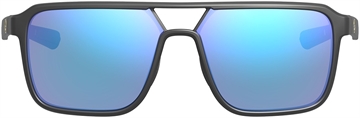 Picture of LEU 186748 BRIDGER    MATTE BLACK     BLUE MIRROR
