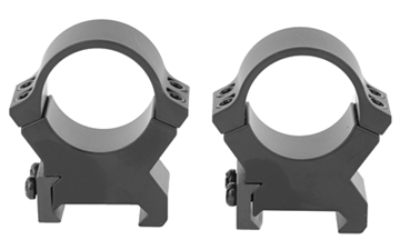 Picture of Leupold 2-Piece Precision-Fit PRW2 Weaver-Style Permanent Rings 1" High - Matte Black 174082