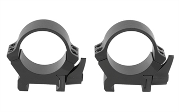 Picture of Leupold QRW2 Cross-Slot Scope Ring Set Matte Black Steel 30mm Tube Low Quick Release Picatinny/Weaver 174074