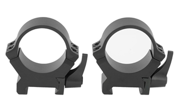 Picture of Leupold QRW2 Cross-Slot Scope Ring Set Matte Black Steel 30mm Tube Medium Quick Release Picatinny/Weaver 174076