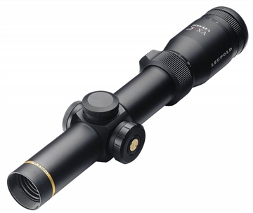 Picture of Leupold 111230 VX-R 1.25-4x 20mm Obj 74.2-29.4 ft @ 100 yds FOV 30mm Tube Black Matte Finish Illuminated FireDot Duplex (SFP) 030317112301