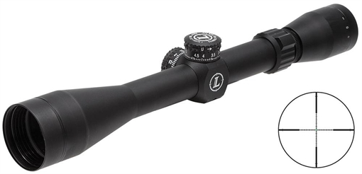 Picture of Leupold 115370 Mark AR Mod 1 3-9x 40mm Obj 33.5-14.1 ft @ 100 yds FOV 1" Tube Black Matte Finish Illuminated FireDot-G TMR 030317153700