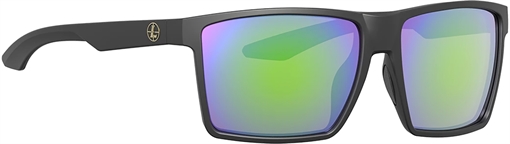 Picture of Leupold Performance Wear Desoto Emerald Mirror Lens Polycarbonate Matte Black Frame 184364