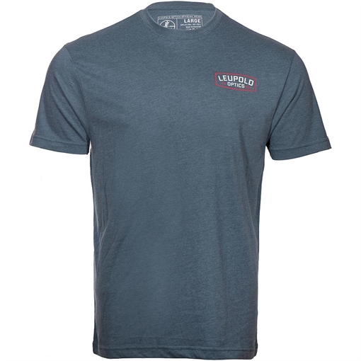 Picture of Leupold Badge Short Sleeve Shirt Indigo 2XL 185987