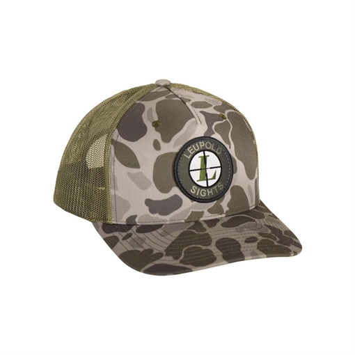 Picture of Leupold Duck Camo Trucker Hat Green 185996