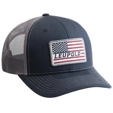 Picture of Leupold Flag Trucker Hat Navy/Gray 179858