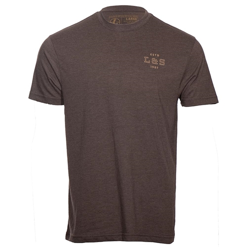 Picture of Leupold L&S Heritage Short Sleeve Tee Espresso L 185973