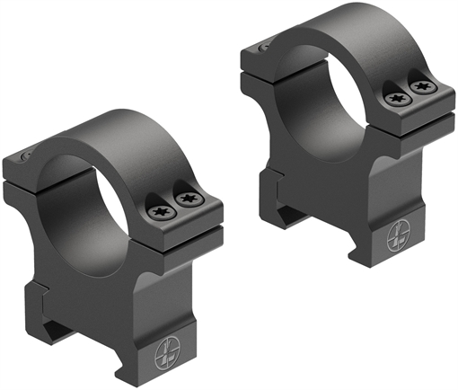 Picture of LEUPOLD OPEN RANGE ALUMINUM RIMFIRE RINGS FITS 11MM OR 3.375 IN DOVETAIL RAIL 30MM HIGH MATTE 184803