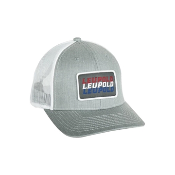 Picture of Leupold Patriot Trucker Hat Heather Grey/White 183468