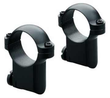 Picture of Leupold 2-Piece Solid Steel Ringmounts - Ruger M77 1" High Matte Black 0303175 49952