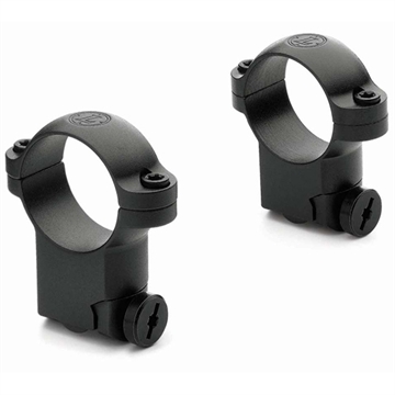 Picture of Leupold 2-Piece Solid Steel Ringmounts - Ruger M77 1" Super High Matte Black 0303179 49954