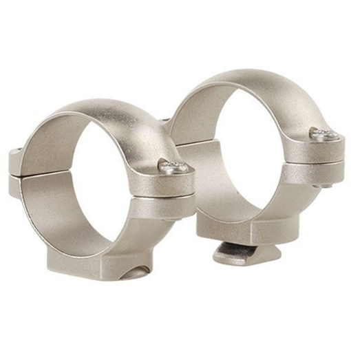 Picture of Leupold 2-Piece STD Windage Adjustable Steel Rings 1" Low Silver 49899