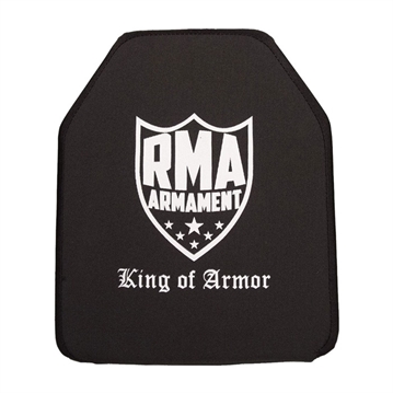 Picture of Rma Armament, Inc. 10''X12'' LEVEL III SINGLE CURVE SAPI PLATE 1088