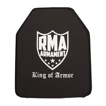 Picture of Rma Armament, Inc. 10''X12'' LEVEL IIIA+ SINGLE CURVE SAPI CUT PLATE 1003