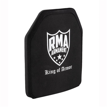Picture of Rma Armament, Inc. 10''X12'' LEVEL IV SINGLE-CURVE SAPI CUT PLATE 1155