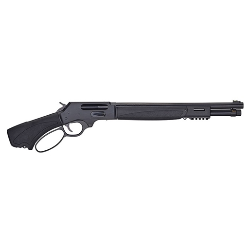 Picture of Henry Repeating Arms Lever Action Axe, Pistol Grip Firearm, 410 Bore, 2.5" Chamber Only, 15.14" Barrel, Smoothbore, Blued Finish, Synthetic Furniture, Fiber Optic Sight, 5 Rounds H018XAH-410 H018XAH410