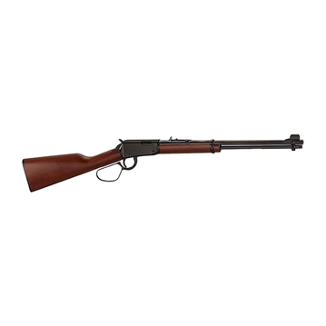 Picture of Henry Repeating Arms Magnum Large Loop, Lever Action Rifle, 22 WMR, 19.25" Barrel, Black, Wood Stock, 11 Rounds H001MLL