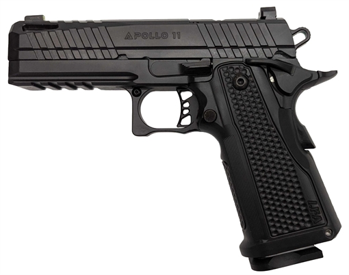 Picture of LFA Apollo 11 Compact Pistol - 9mm | Black |Aluminum Grip | 4.1" | 1x17rd Mag LFAPC61301-AG