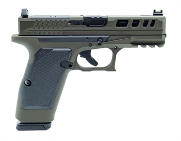 Picture of LFA LF AMPX Pistol G19X Frame 9mm 3.9 in. Barrel 17Rd OD green LFAMP19X084003