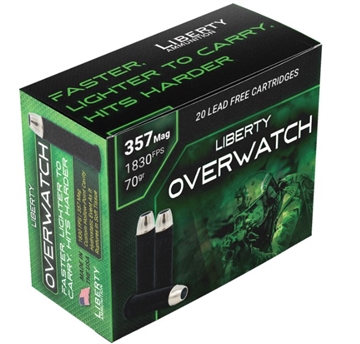 Picture of LIBERTY AMMUNITION OW 357MAG 70GR BLK 20RD LA-OW357-70-1830
