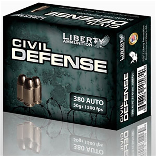 Picture of Liberty Ammunition LACD38025 Civil Defense 38Special 50gr Lead Free Fragmenting Hollow Point 20 Per Box/50 Case LACD38025 LA-CD-38-025