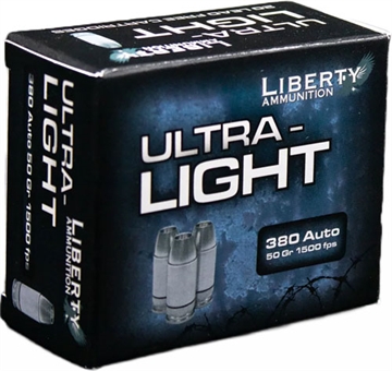Picture of Liberty Ammunition Civil Defense 380ACP 50gr 20 Per Box/10 Case LA-UL-380-055